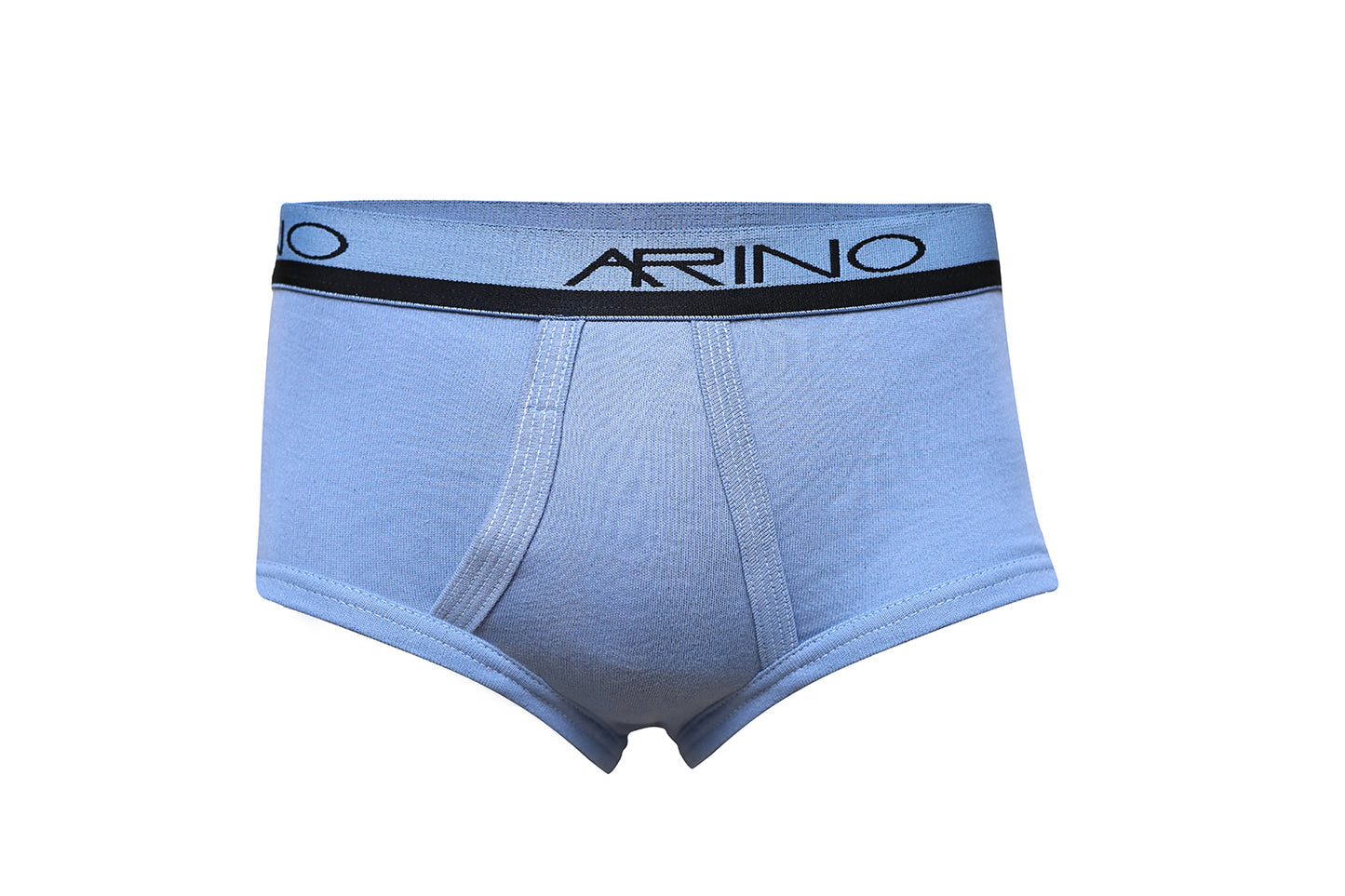 ARINO® Multi Color White Interlock Men's Briefs With Open Elastic (7 Colors)