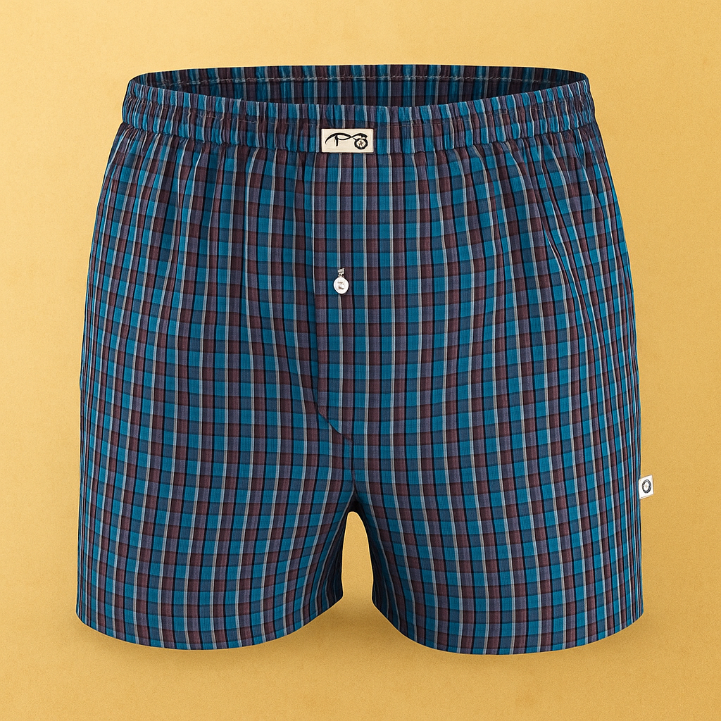 Men's UB Woven Cotton Boxer Shorts (8 Colors)