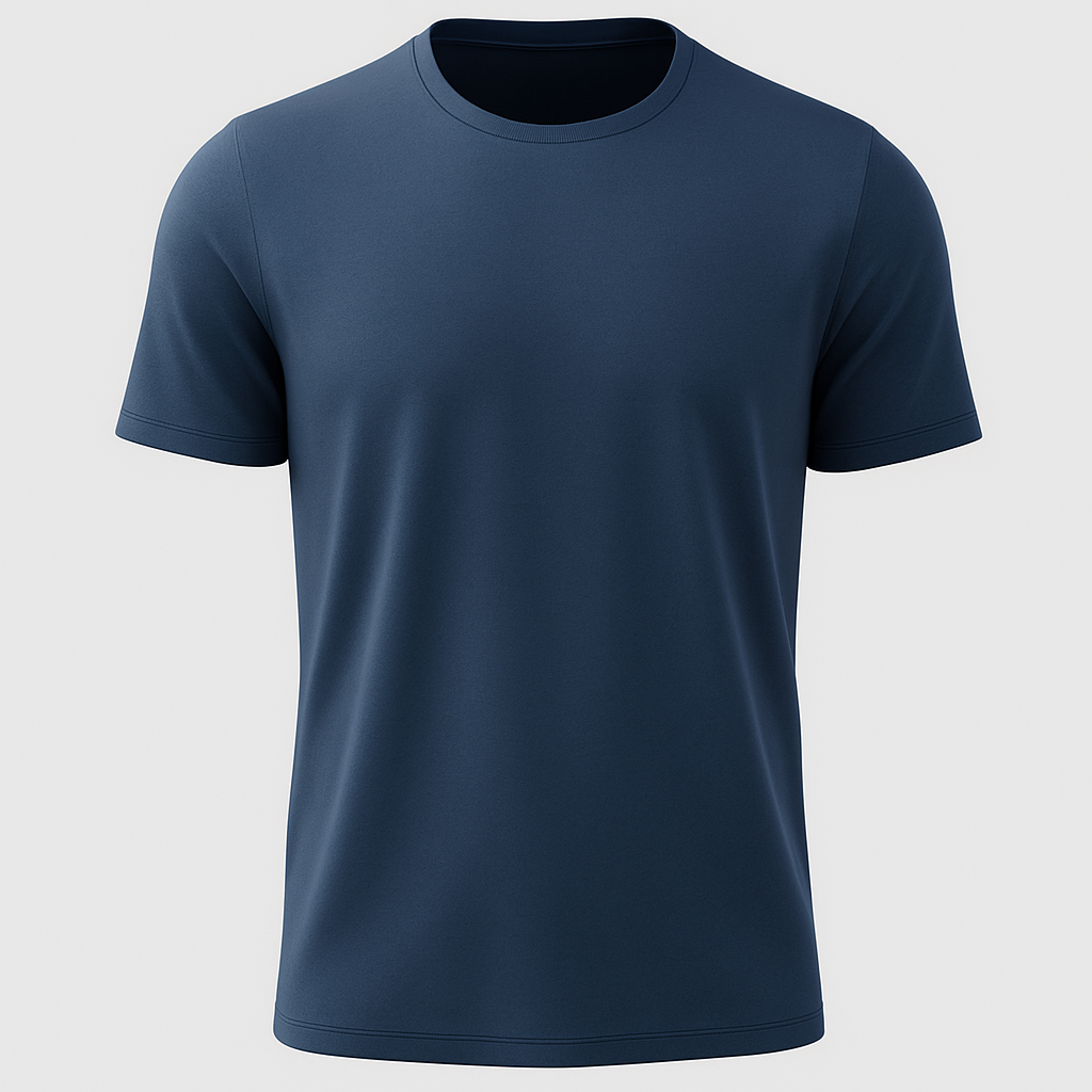 Arino Round Neck Cotton T-Shirt (4 Colors)