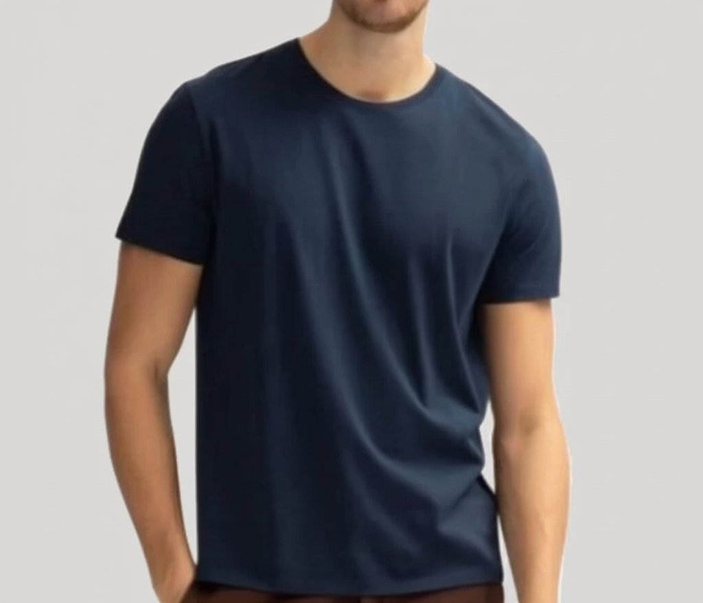 Arino Round Neck Cotton T-Shirt (4 Colors)