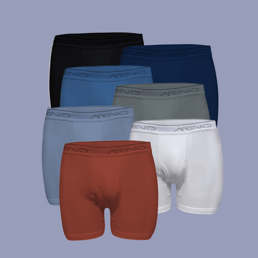 Pack of 7 Men's Interlock Boxer Shorts (Multi-Color)