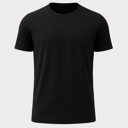 Arino Round Neck Cotton T-Shirt (4 Colors)