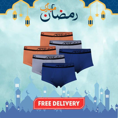 RAMZAN OFFER 16: Pack of 6 Men's Interlock Briefs (Multi-Color)