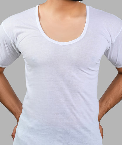 Pack of 3 Men's Summer Queen Vest Half Sleeves
