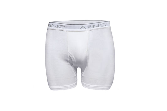 ARINO® Multi Color White Men's Boxer Shorts With Open Elastic (7 Colors)