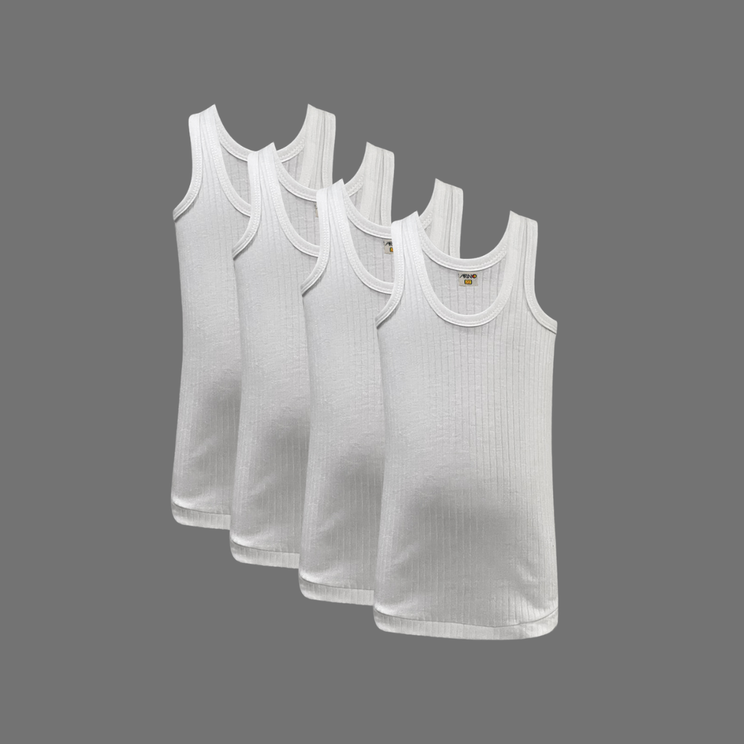 Pack of 4 Kid's Winter Vest Sleeveless