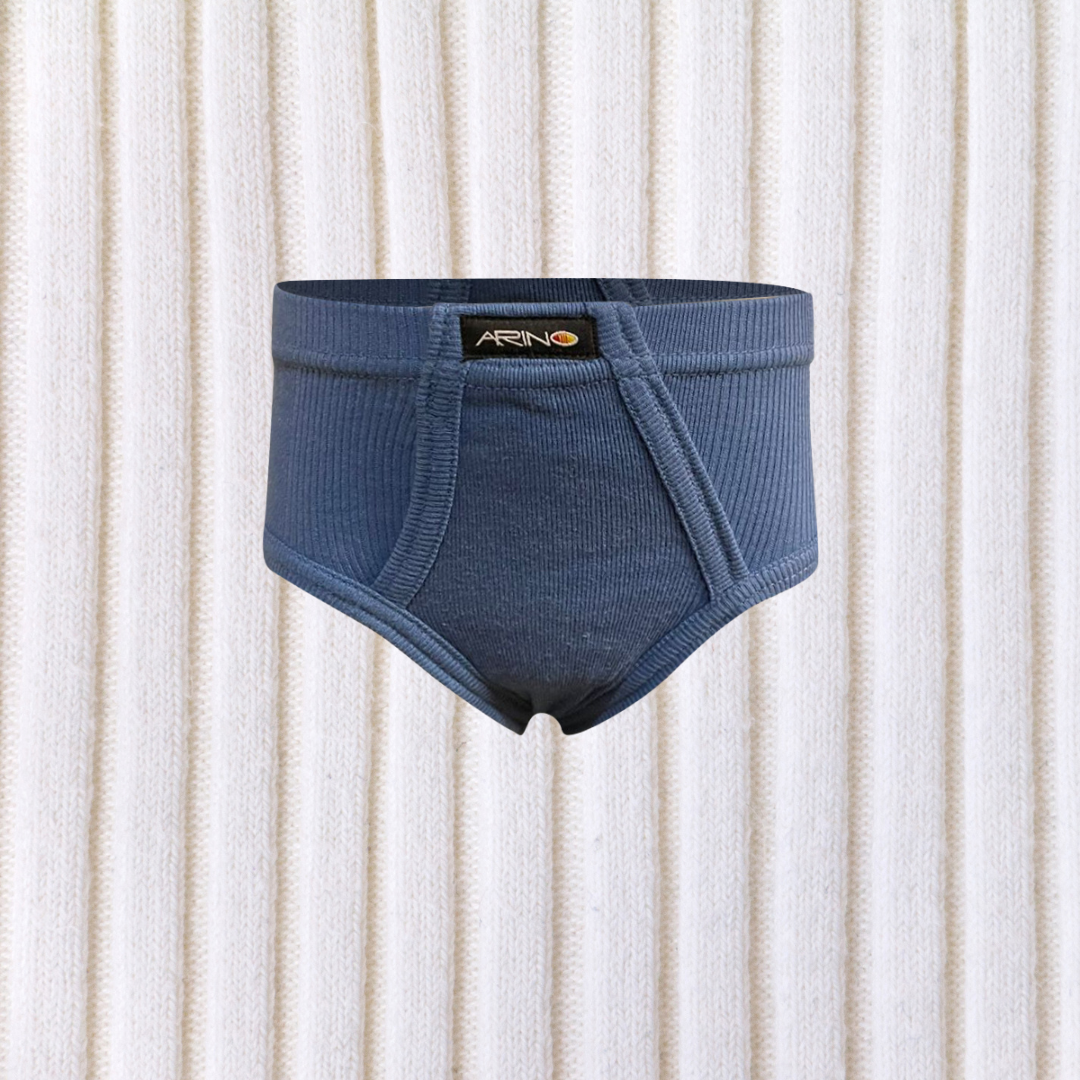 Kids Ribbed Briefs (6 Colors)
