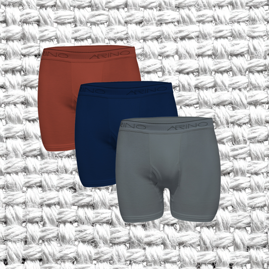 Pack of 3 Men's Interlock Boxer Shorts (Multi-Color)