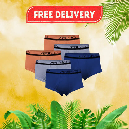WINTER OFFER 16: Pack of 6 Men's Interlock Briefs (Multi-Color)