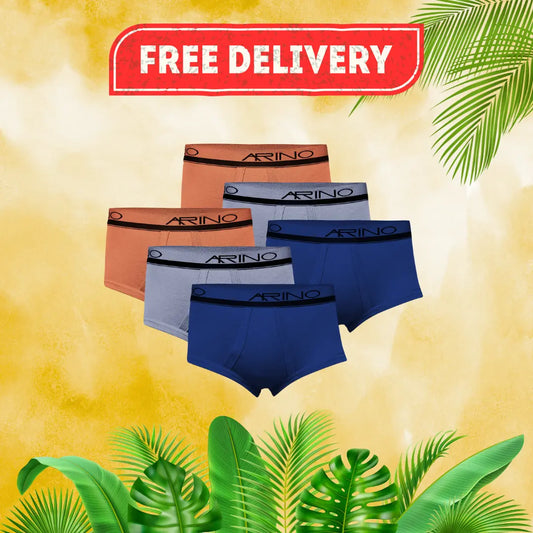 WINTER OFFER 16: Pack of 6 Men's Interlock Briefs (Multi-Color)