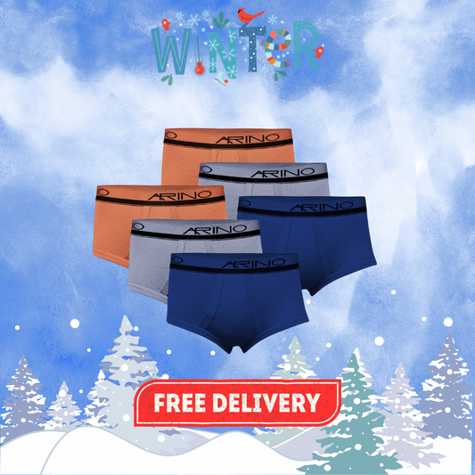 WINTER OFFER 1: Pack of 6 Men's Interlock Briefs (Multi-Color)