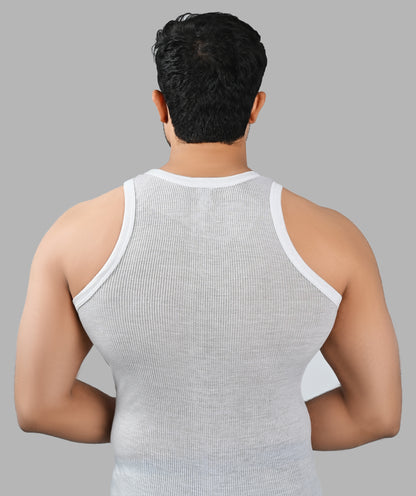 Pack of 3 Men's Ribbed Vest Sleeveless (PV-90)