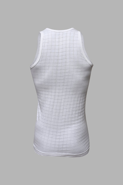 Men's Checkered Vest Sleeveless (Nain Sukh D-2)