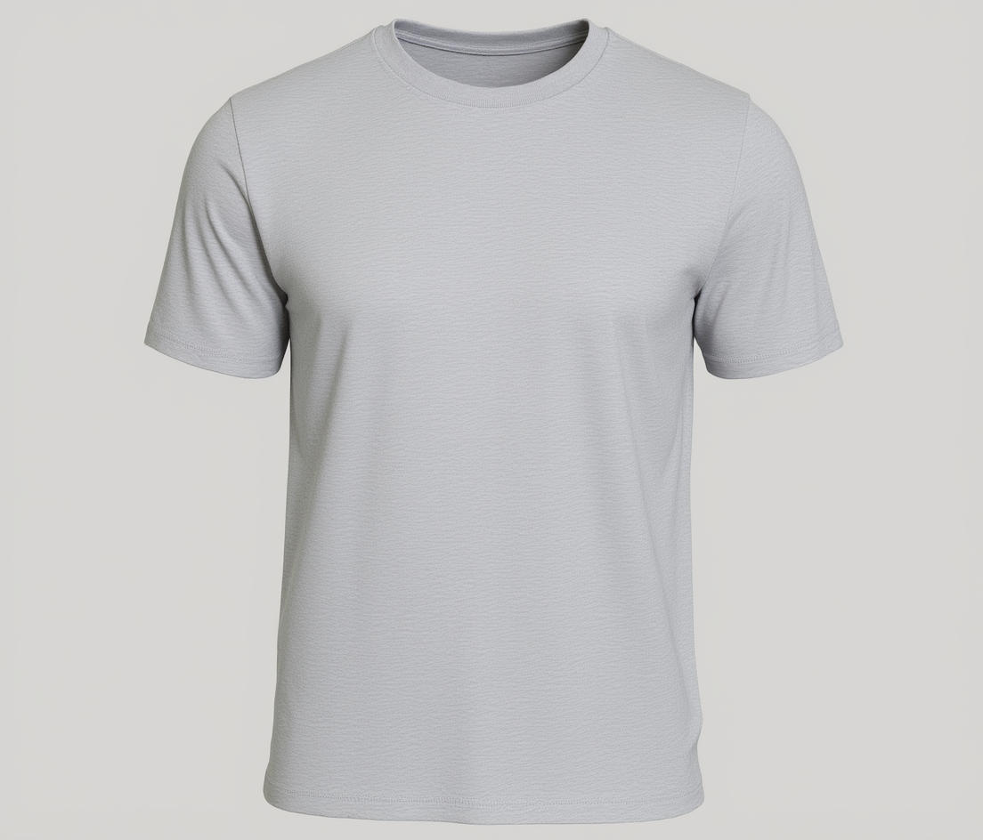 Arino Round Neck Cotton T-Shirt (4 Colors)