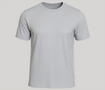 Arino Round Neck Cotton T-Shirt (4 Colors)