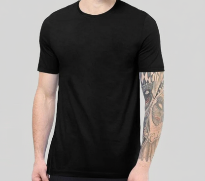 Arino Round Neck Cotton T-Shirt (4 Colors)