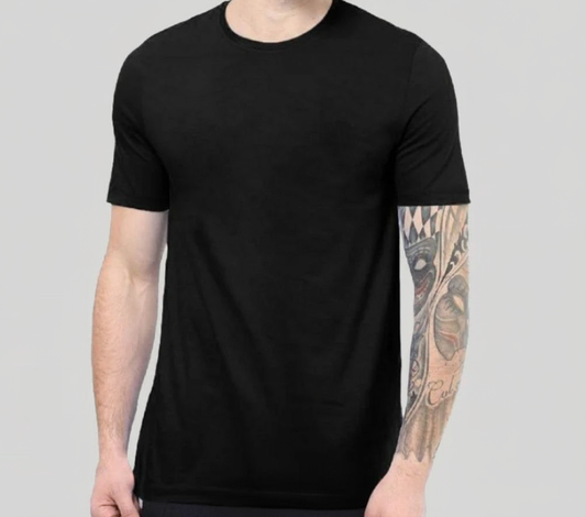 Arino Round Neck Cotton T-Shirt (4 Colors)